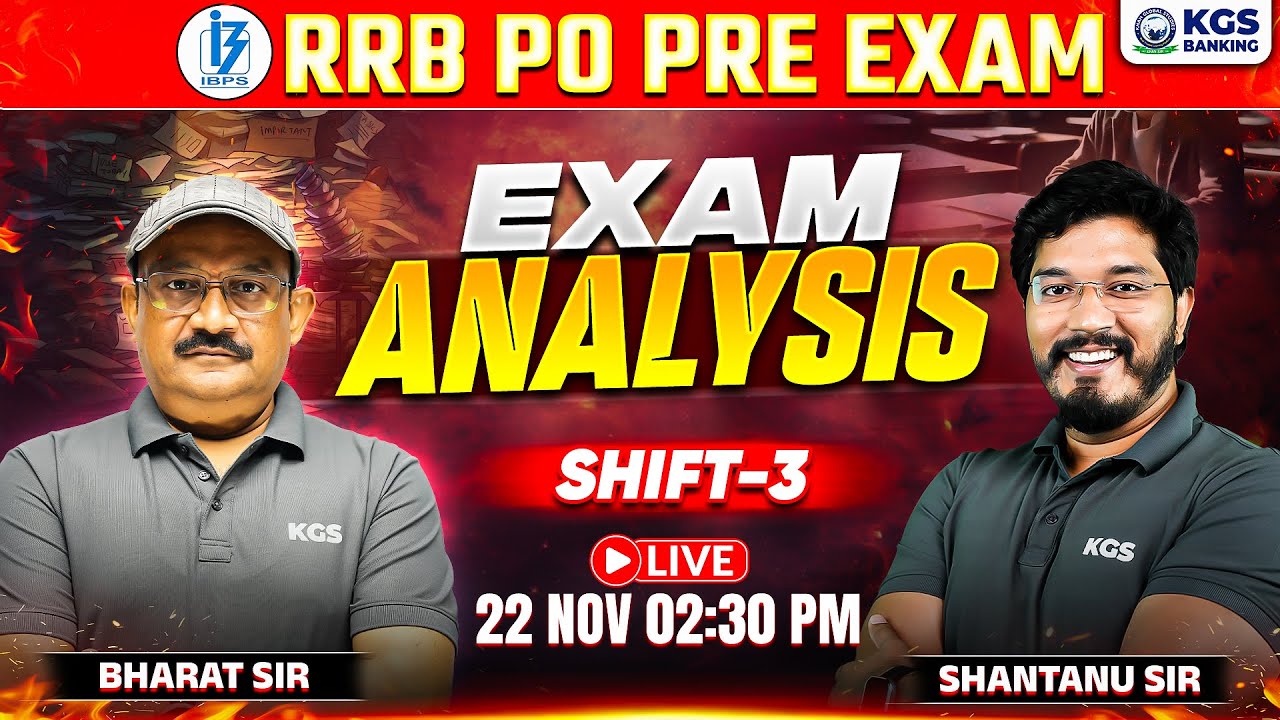 RRB PO Prelims 2025 Shift 3 Analysis 📝