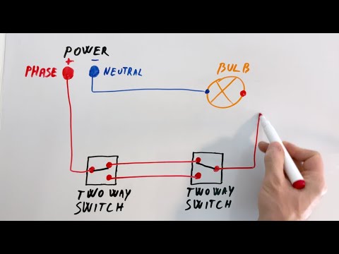 Two-Way Switch Wiring Diagram Explained | Step-by-Step Guide | Explanation For Easy Understanding