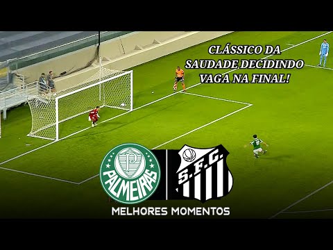 Palmeiras x Santos | Penâltis, Gols e Melhores Momentos | Semifinal Paulistão Sub-20 2025