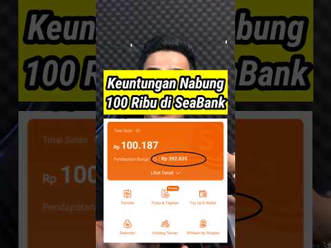 Nabung 100 Ribu di SeaBank #shorts