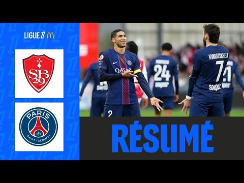Hakimi et Doué brillent, PSG écrase Brest ⚽