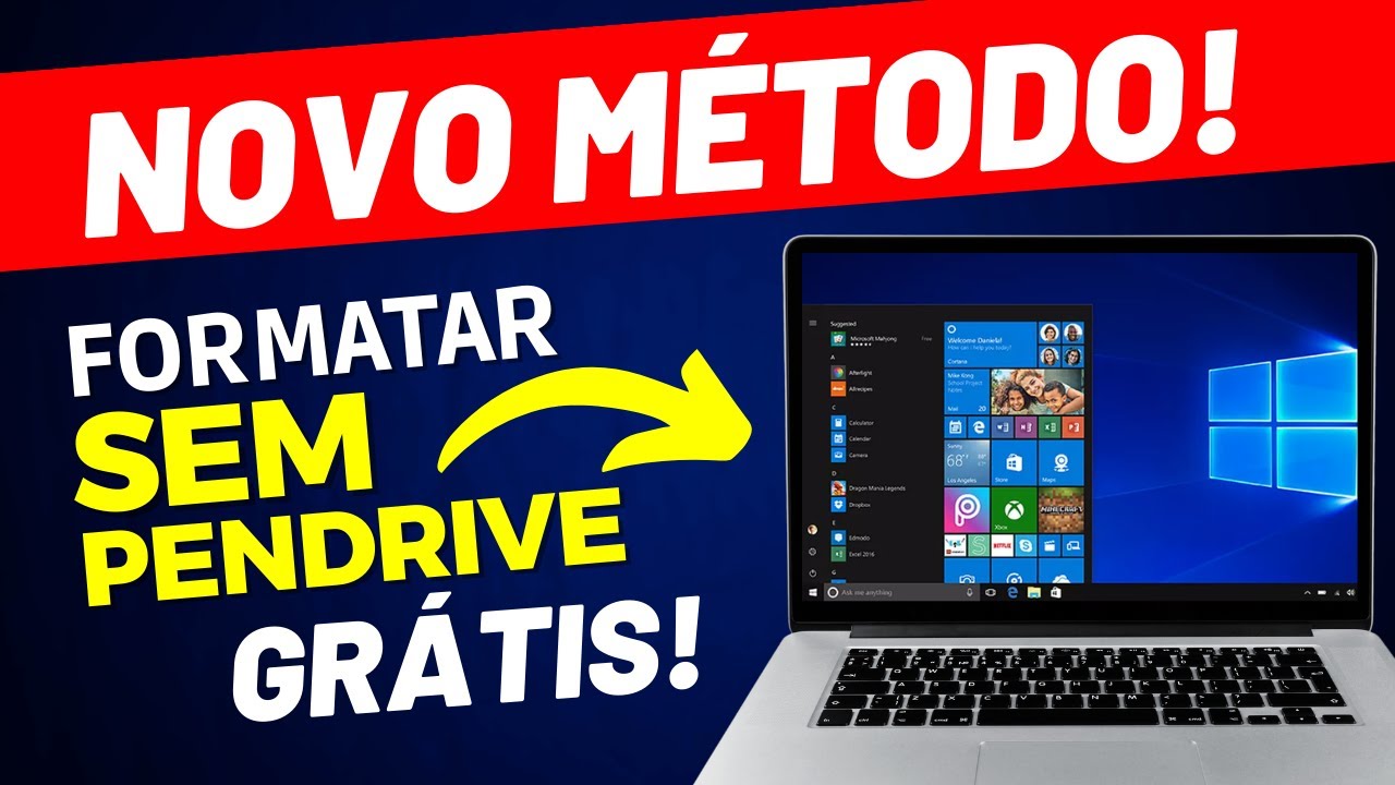 Formatar PC e Instalar Windows 10 Grátis sem Pendrive