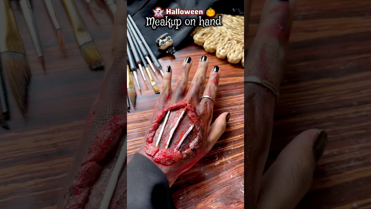 Halloween Hand Makeup Ideas 🎃