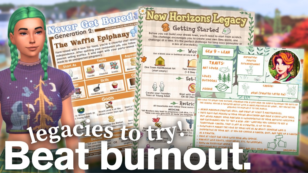 Sims 4 Legacy Challenges To Cure Your Burnout (That You've Not Heard of)