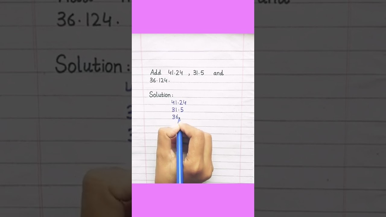 How to Add Two Decimals | Quick Guide ✨