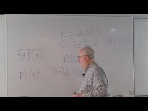 UCL PPLV Research Seminar Part One: 'Types & Type-free Lambda Calculus', Dana Scott