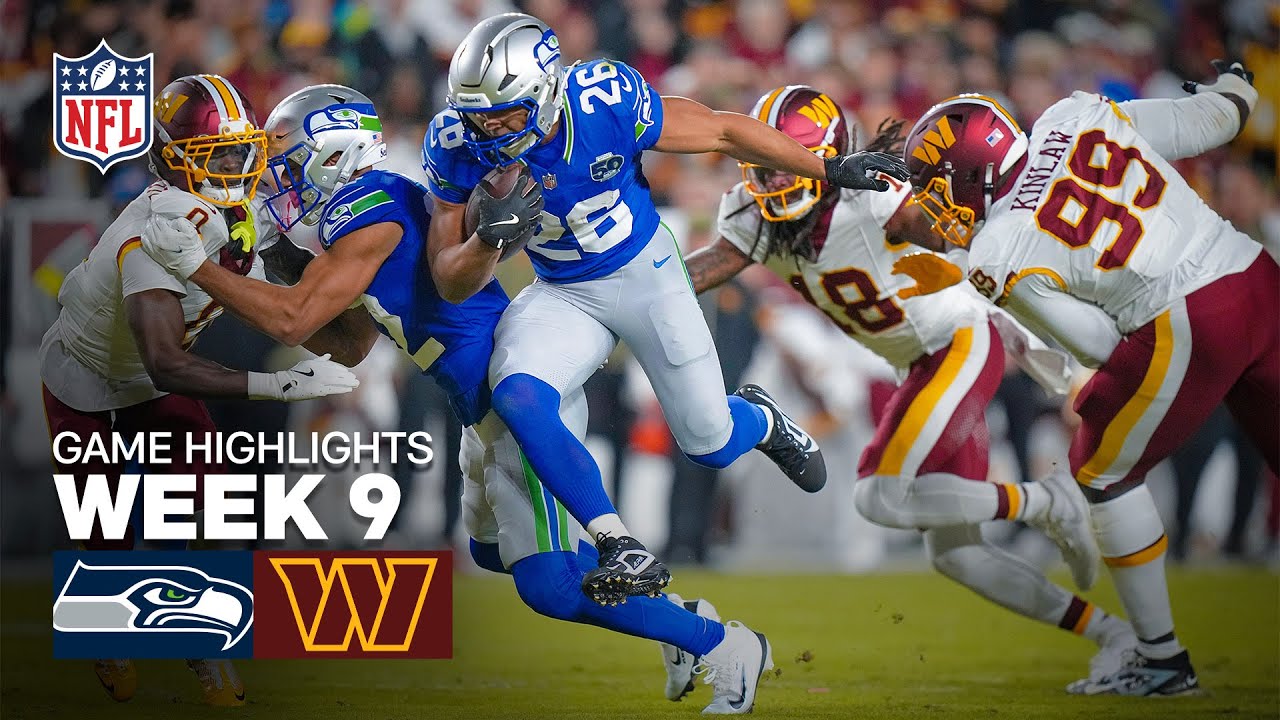 Seahawks vs Commanders Week 9 Highlights | 2025 NFL Season π