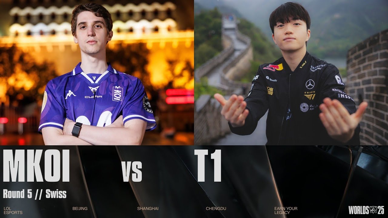MKOI vs T1 | Worlds 2025 Game 1 🇰🇷