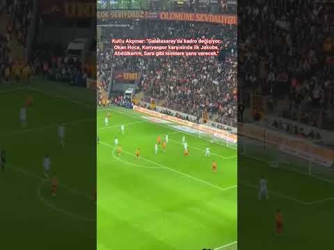 Kadro Konya karşısında değişiyor #galatasaray #konyaspor #gs #gstv #cimbom #futbol #football #fb