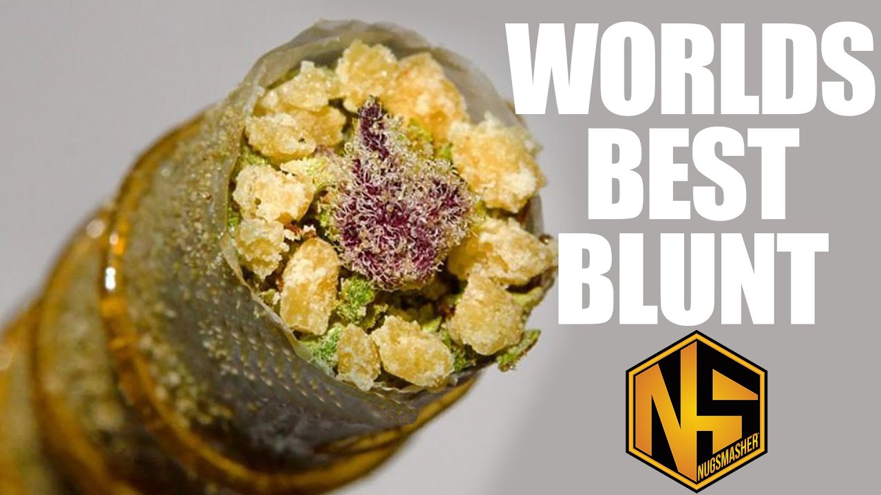 1 Long-Lasting 2-Hour Wax-Wrapped Cannabis Blunt | NugSmasher® Rosin