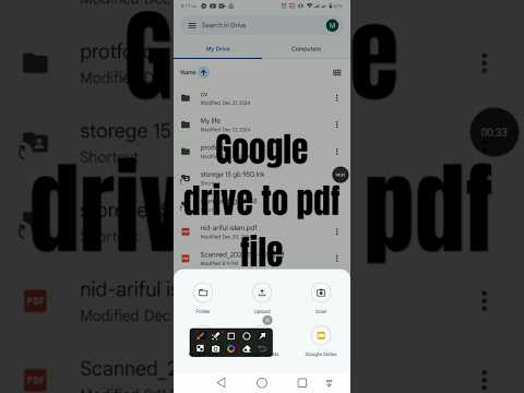 How to Convert Image to PDF File in Google Drive