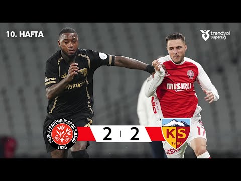 Fatih Karagümrük (2-2) Kayserispor - Highlights/Özet | Trendyol Süper Lig - 2025/26