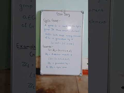 What is Cyclic Group and it's example/Group Theory/IIT JAM/CUET/BSC/CMI/NBHM/Abstract Algebra