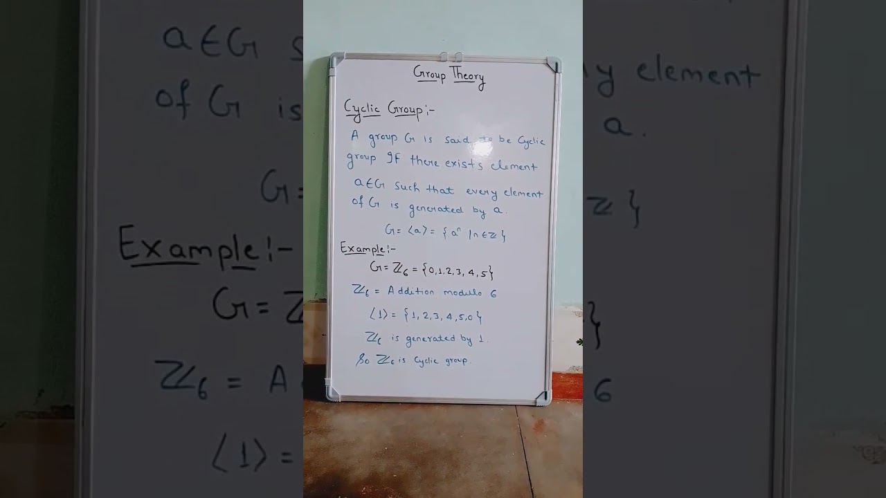 Understanding Cyclic Groups: Definition and Examples in Group Theory