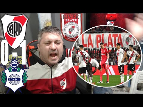 River Plate 0 vs Gimnasia 1 REACCION RE CALIENTE del Hincha de RIVER!