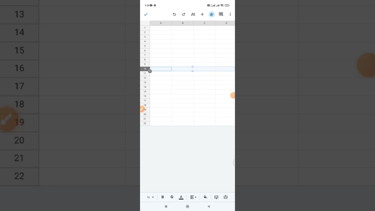 Delete Rows or Columns in Google Sheets Mobile 📱