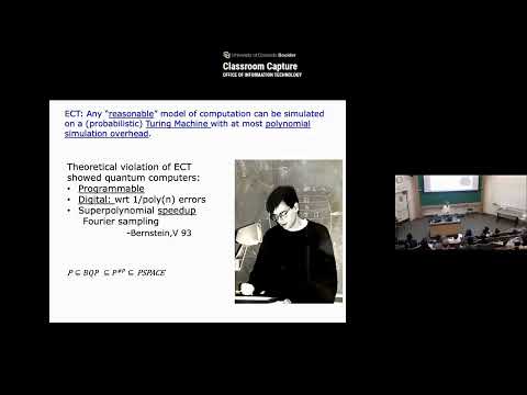 Physics Colloquium, "Testing Quantumness in the NISQ Era"