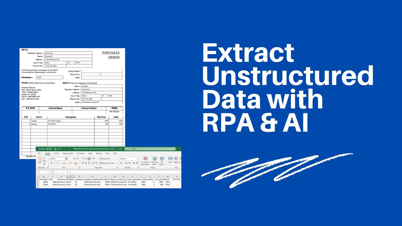 AI & RPA for Unstructured Data Extraction ๐ค
