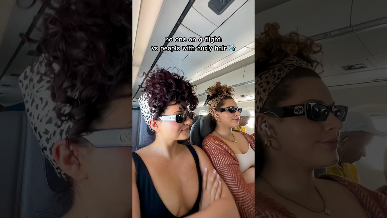 In-Flight Curly Hair Essentials ✈️