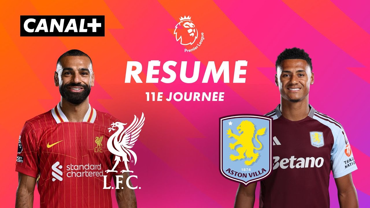 Résumé du Match Liverpool vs Aston Villa - Premier League 2024-25 (J11) ⚽️