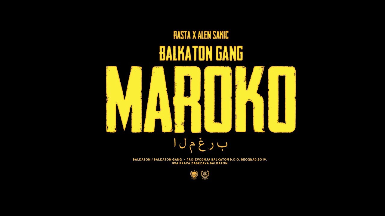 RASTA x ALEN SAKIĆ - MAROKO (Official Video) 🎶