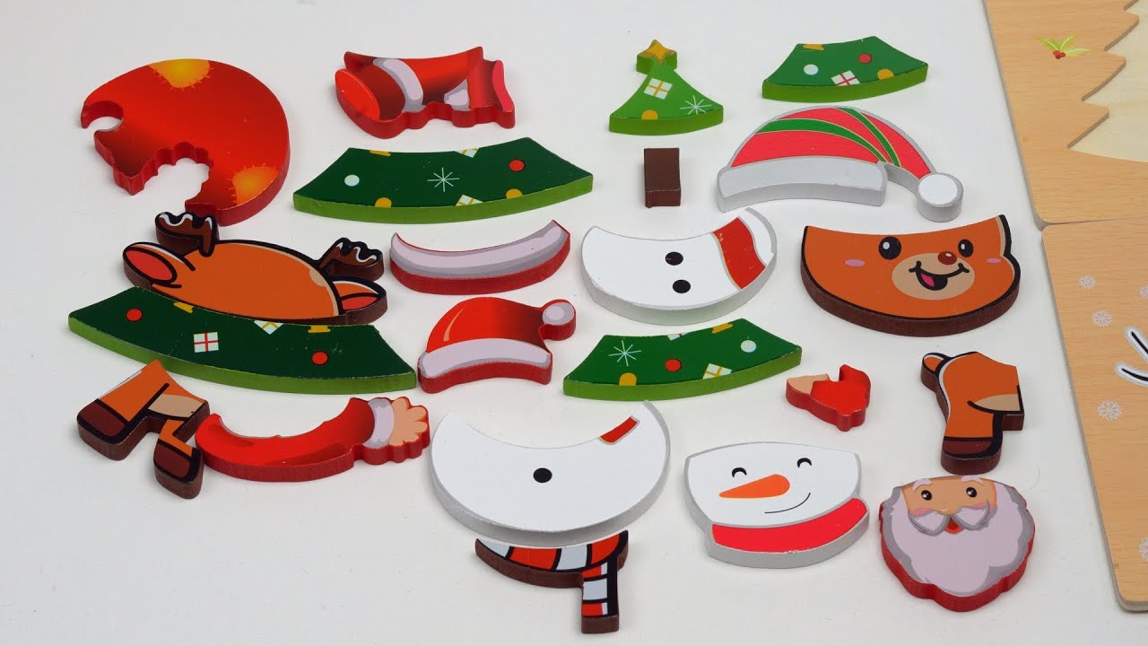 Christmas Puzzle Adventure 🎄: Fun Wooden Puzzles for Kids!