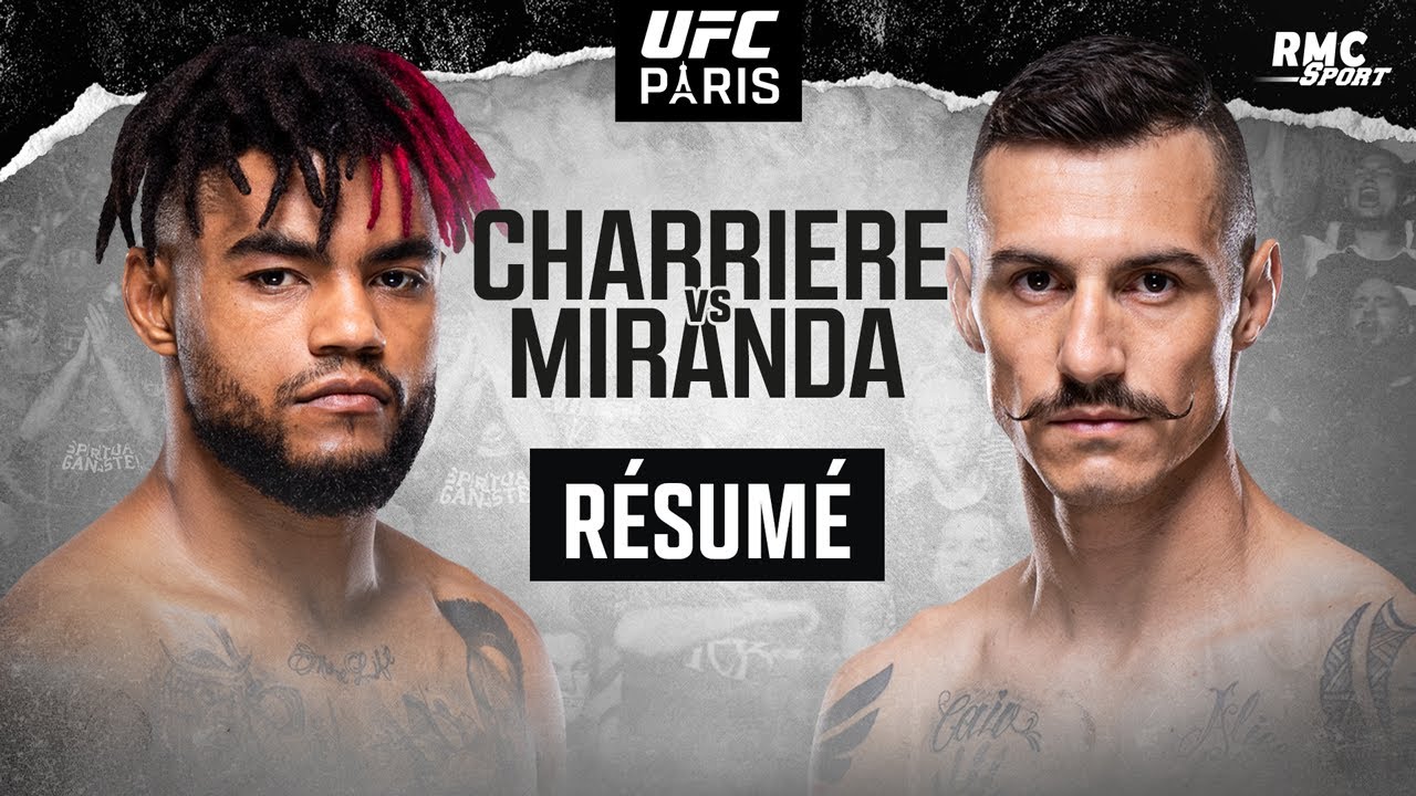 UFC Paris : Charrière 🇫🇷 vs Miranda pour le sommet -66kg