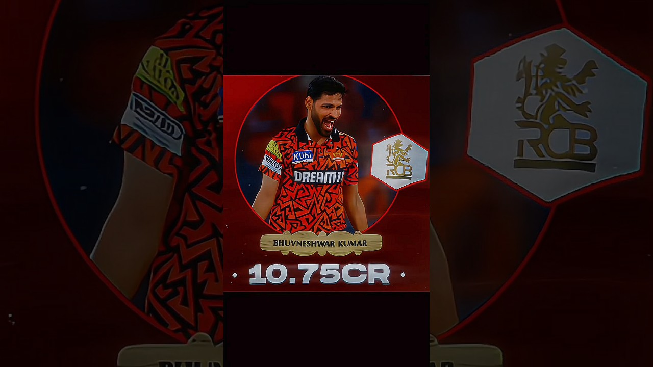 Bhuvneshwar Kumar Joins RCB at IPL 2025 Auction 🏏