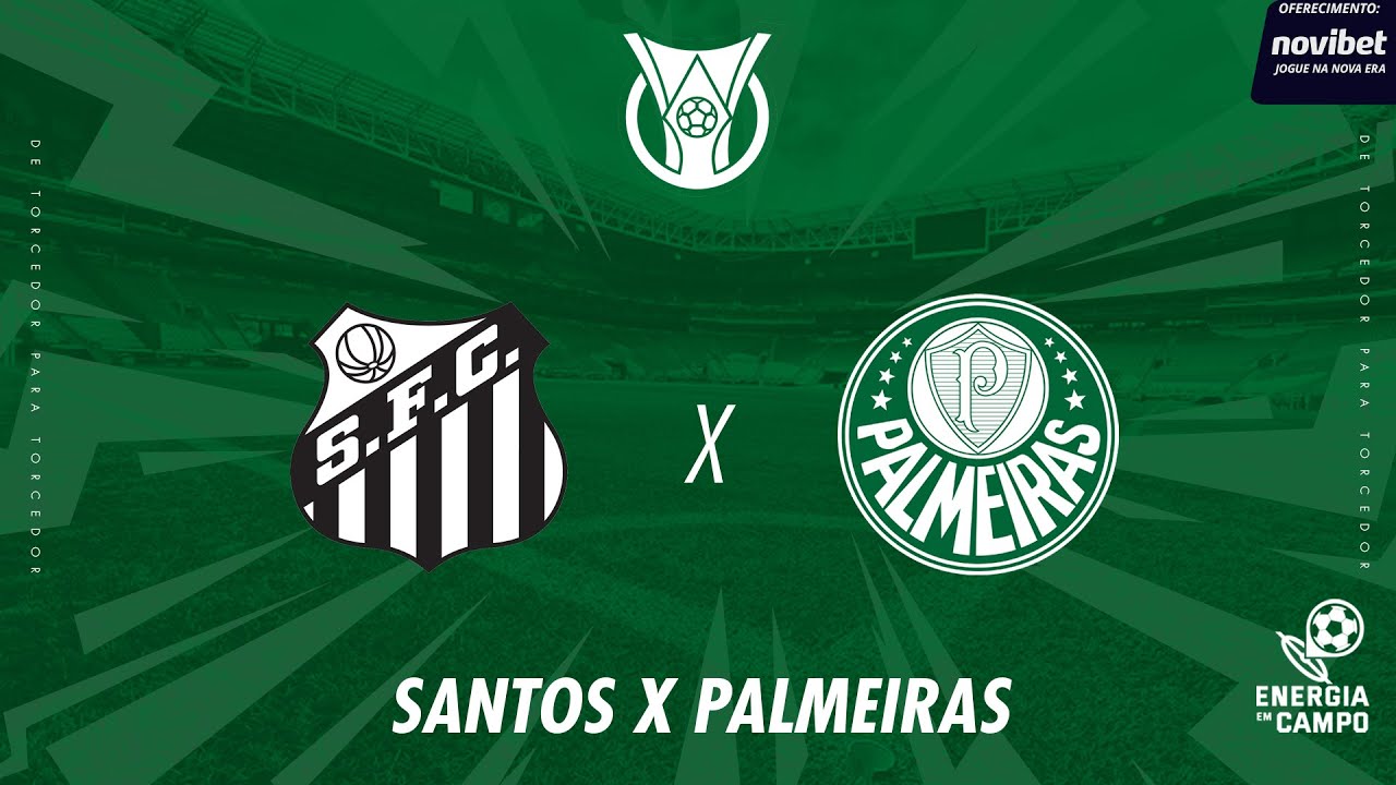 Santos x Palmeiras ao vivo - Brasileirão 15/11/2025 ⚽