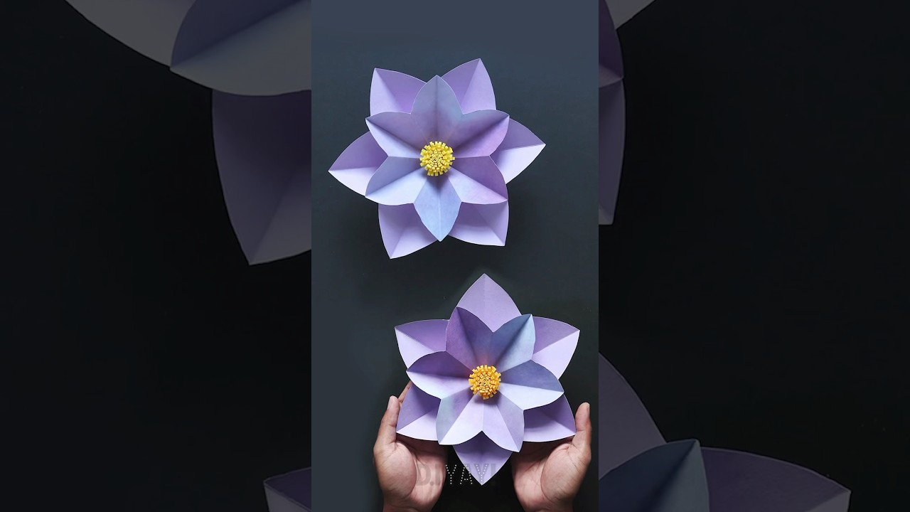 DIY Decorative Paper Flowers ๐ธ