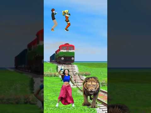 Running train drance with dog।।tenge tenge।#trending #funny#viral #Shortsyoutube #foryou#shortsfeed