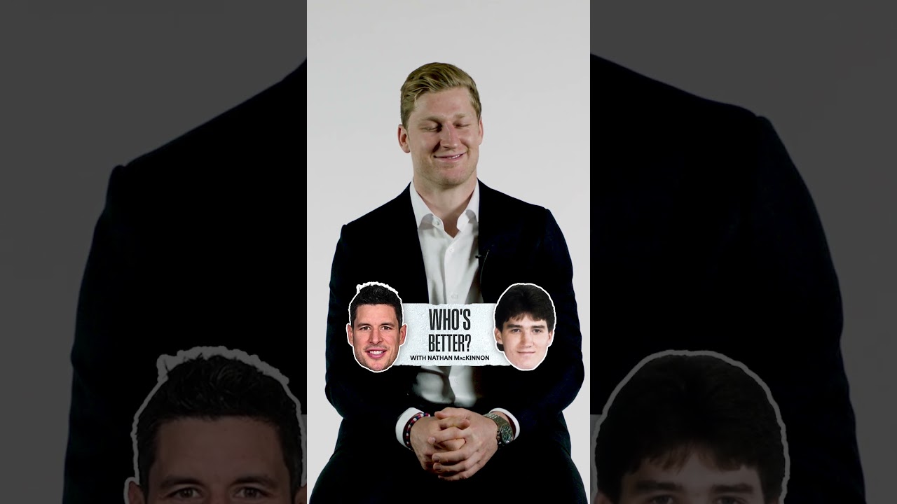 Nathan MacKinnon Plays 'Who's Better?' 🏒