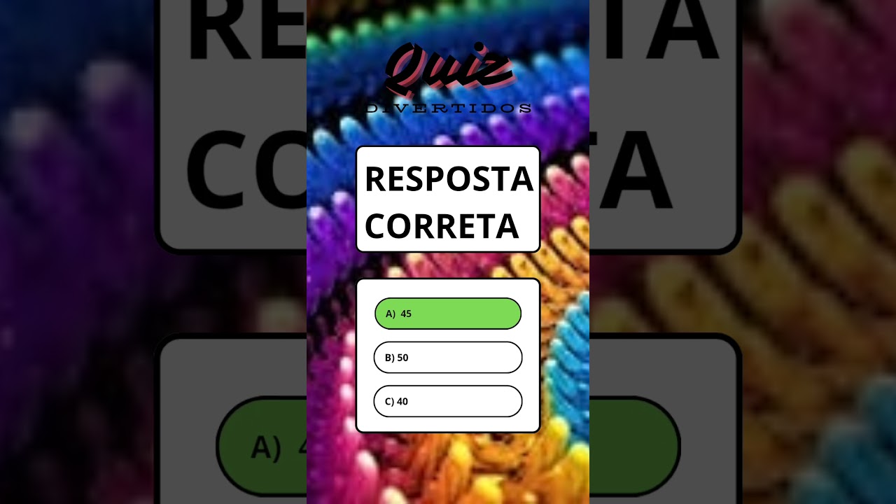 Desafie seu cérebro com este Quiz de Matemática Difícil! - Resposta 05