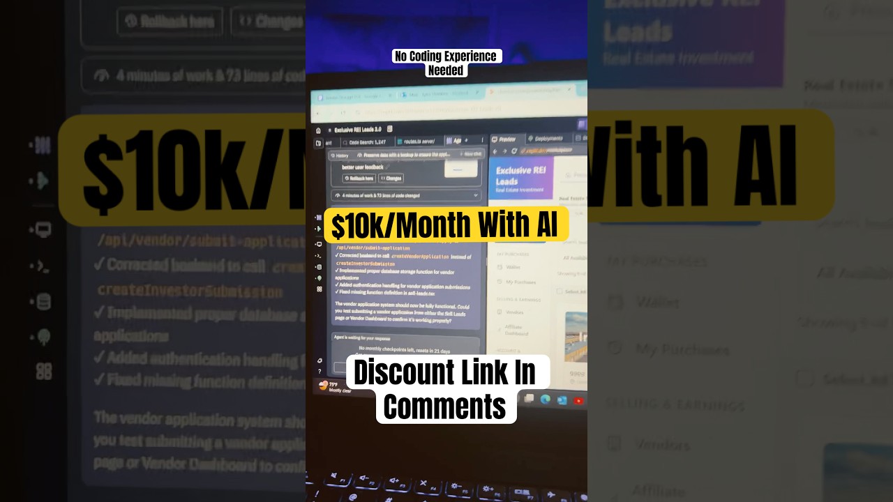 Build an AI App in 1 Day & Make Money ๐ป