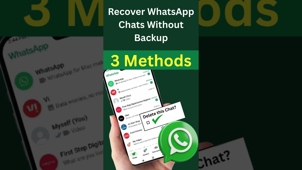 Recover Deleted WhatsApp Messages Without Backup in 2025