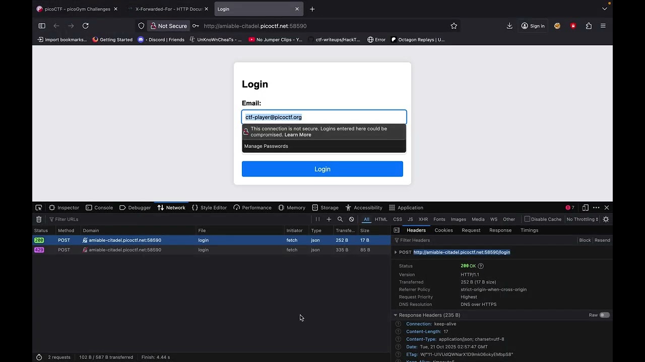 PicoCTF Gate 2 Web Challenge 🔐
