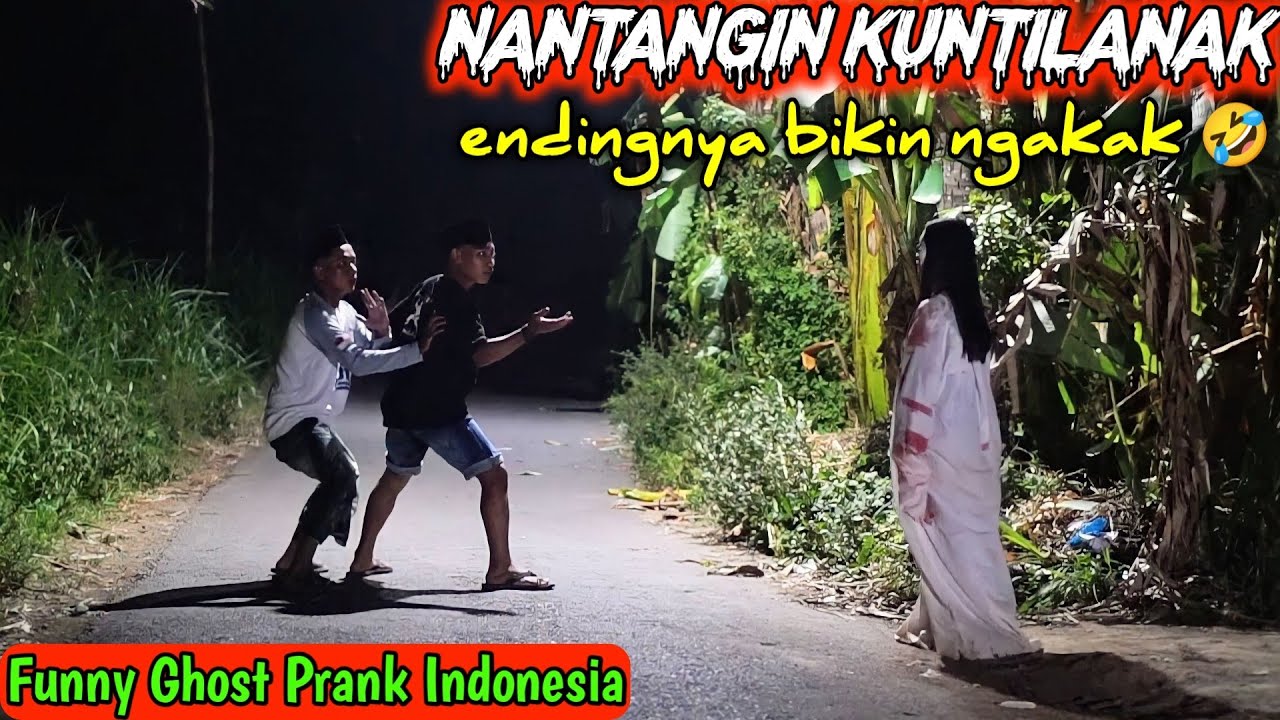 Aksi Kuntilanak Jahil || Prank Terlucu Paling Ngakak || Naughty Ghost Prank
