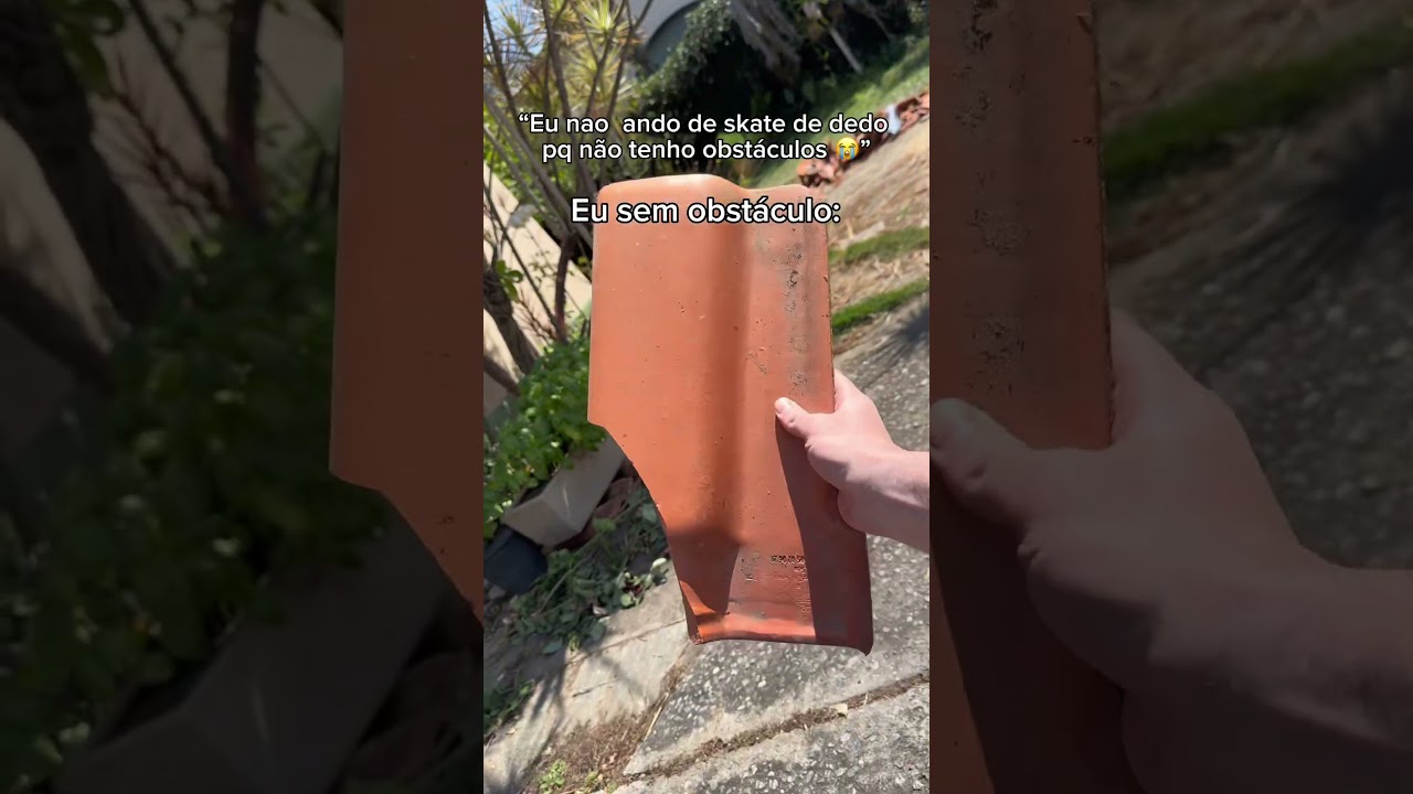 Faça um obstáculo caseiro para seu skate de dedo 🛹