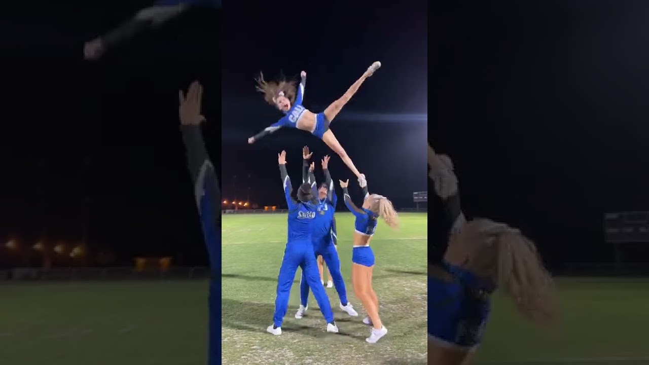 Most Challenging Cheer Stunt Ever 😳