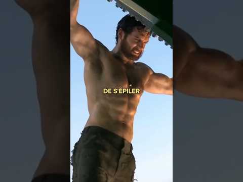 Henry Cavill a refusé de s'épiler pour jouer Superman 😱 #cinéma #superman #film #dccomics #shorts