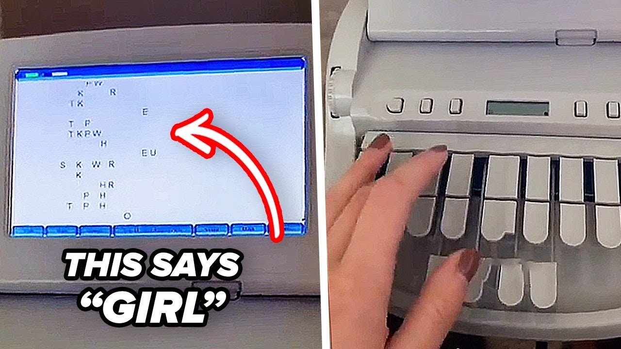 Discover How a Court Reporter Typewriter Works 🖥️