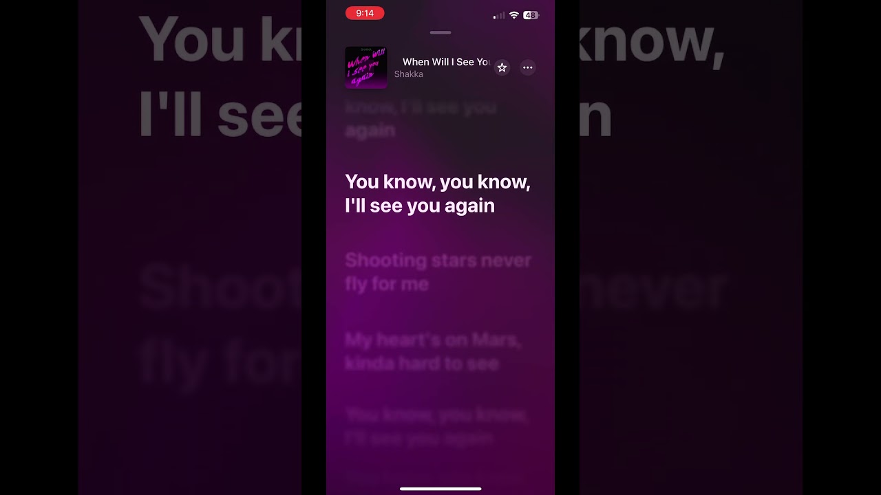 When Will I See You Again? 🎶 Shakka's Heartfelt Song & Lyrics