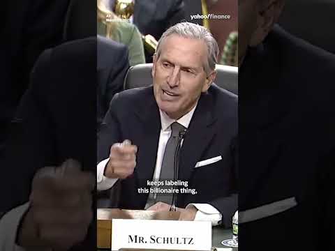 Fmr. @starbucks CEO addresses 'unfair' moniker of 'billionaire'💰 #shorts