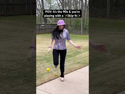 POV: Itâs the #90s & youâre playing with a âSkip-Itâ #nostalgia #millennials #90sgirl