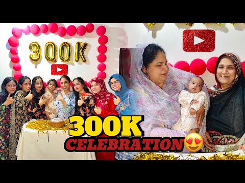 Happy 300k celebration to minsa family🥰||sab celebration par over excited ho gae😂❤️