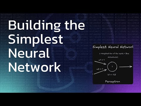 Building the Simplest Neural Network: A Perceptron Explained