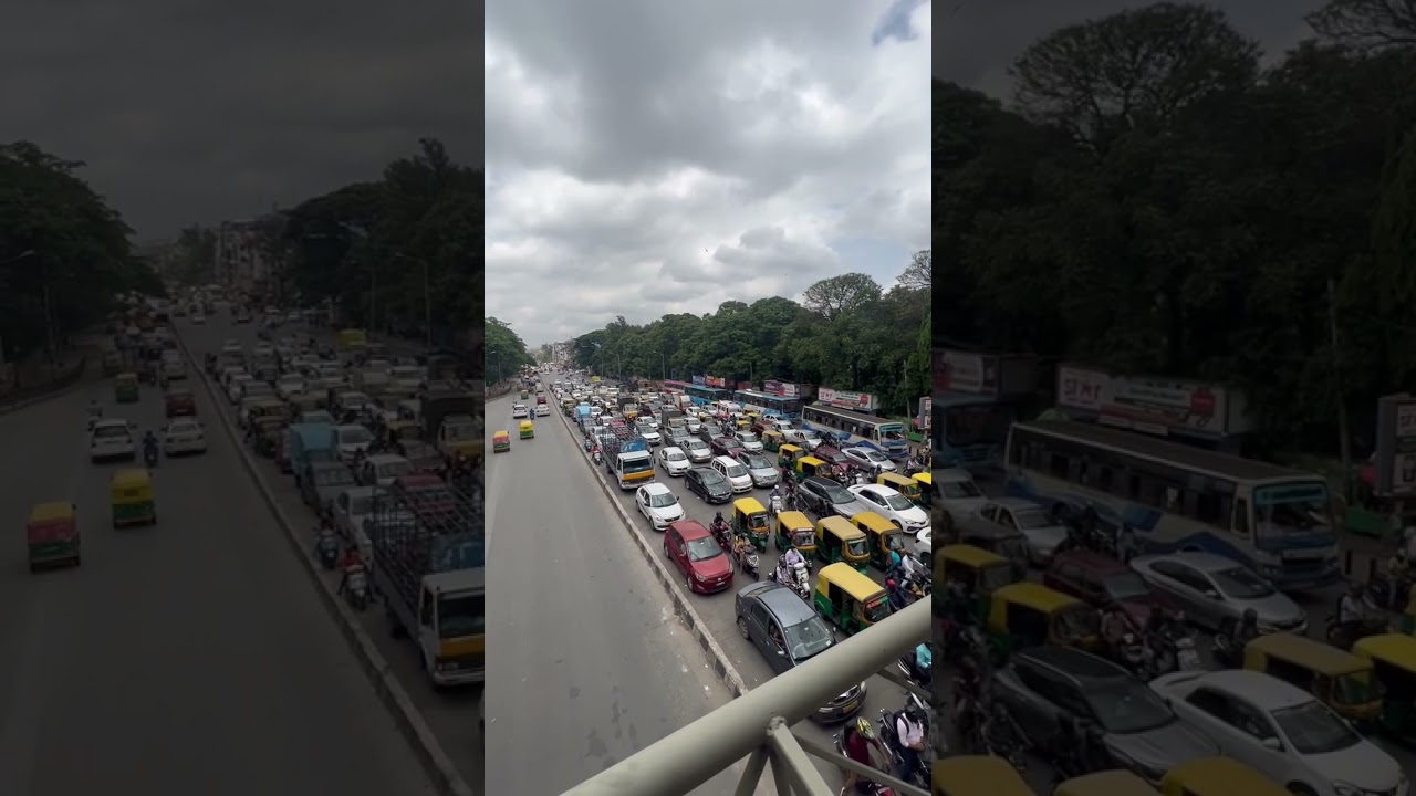 Bangalore Traffic Ambulance Stuck #bangalore #bengaluru #trafic #trafficsounds #trending #ambulance