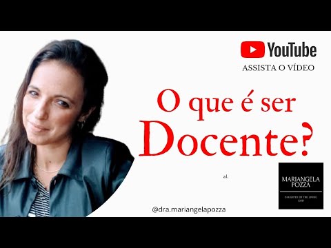 O que é ser DOCENTE? #docente #pedagogia #ensinar #desenvolvimentopessoal