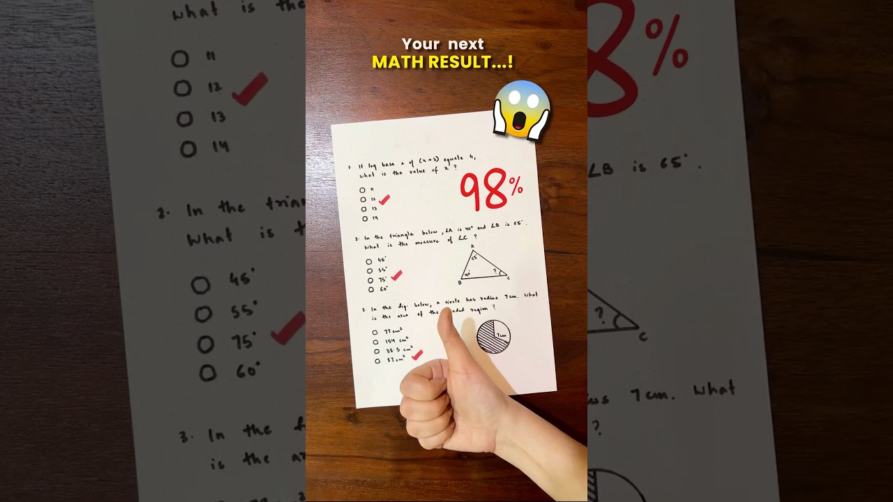Secret Tips to Maximize Your Math Scores ๐ฅ | Boost Your Exam Results