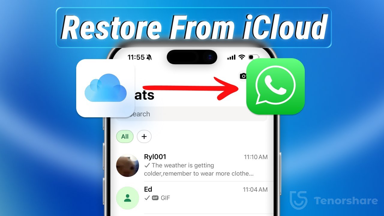 Easily Restore WhatsApp Backup from iCloud on Your New iPhone 📱